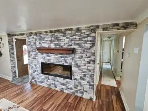 Electric Fireplace Installation in Jeanette