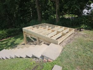 Shed Platform Construction in Murrysville