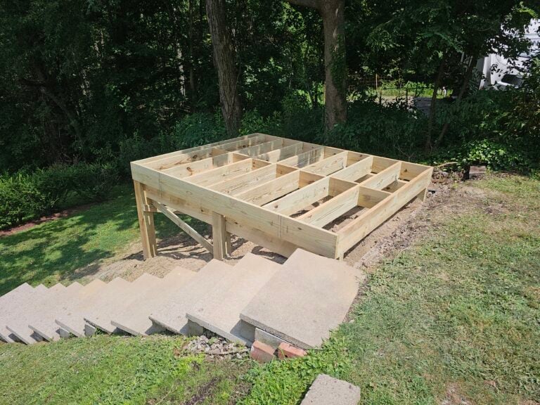 Shed Platform Construction in Murrysville