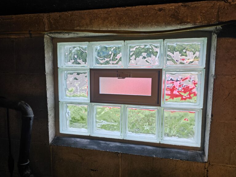 Glass Block Window Installation in Greensburg