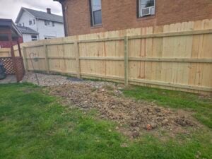Wooden Privacy Fence Installation in Murrysville