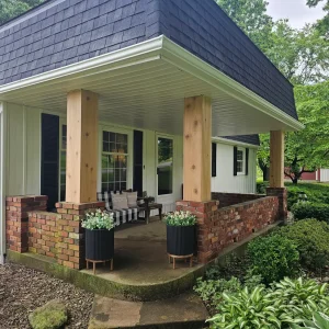 Cedar Post Wrapping Project in Blairsville