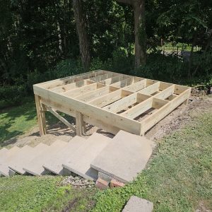 Shed Platform Construction in Murrysville
